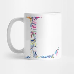 Gaudi Barcelona Mosaic Initial L Mug